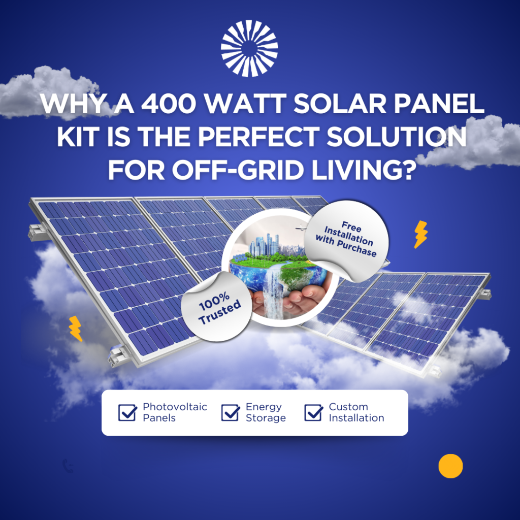 400 Watt Solar Panel Kit